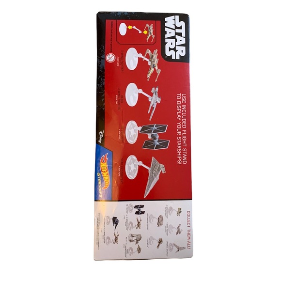 Hot Wheels Starships Star Wars Hero And Villain Starship 4-Pack - Picture 3 of 6